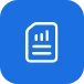 Analytics report document icon
