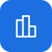 Bar chart analytics icon