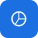Pie chart icon representing data analytics