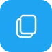 Stacked documents icon representing copy or duplicate