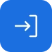 Login icon with right arrow entering a bracket