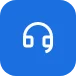 Customer support headset icon