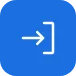 Arrow exit action icon
