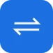 Horizontal swap arrows icon